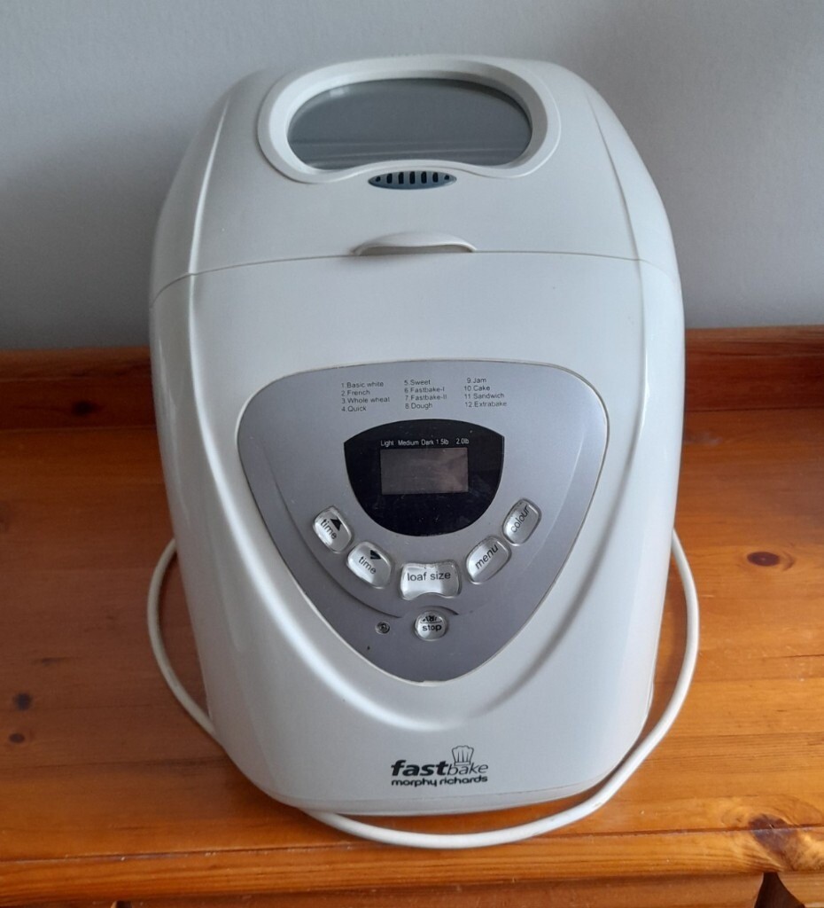 morphy richards bread maker instructions 48280